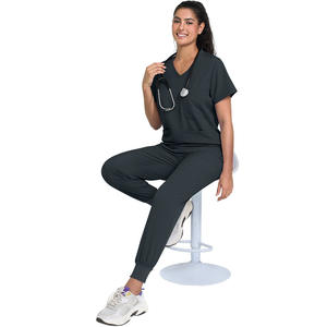 Conjuntos de Uniformes Médicos 42304 Unisex, Transpirables, Suaves, Mezcla de Spandex, para Uso Hospitalario, para Enfermeras y Doctores, con Elasticidad - Product Image 5