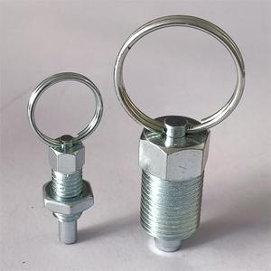 Tay có thể thu vào pit tông phát hành pin M6 khóa mùa xuân-nạp có khía Knob đầu thép không gỉ nhôm titan hợp kim kẽm - Product Image 2