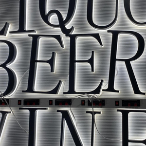 Insegna Luminosa a LED in Acciaio Inossidabile con Lettere Scatolate Personalizzabili per Pubblicità, Decorazione e Illuminazione Direzionale - Product Image 3