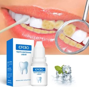 Sérum <span class=keywords><strong>liquide</strong></span> en poudre pour blanchir les dents EFERO, sérum de nettoyage pour l'hygiène bucco-dentaire, mousse blanchissante pour les dents - Product Image 5