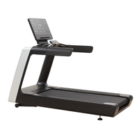 Cinta de correr comercial con motor de CA, pantalla LED, inclinación eléctrica automática, carga inalámbrica, resistente, para gimnasio, 1-20 km/h