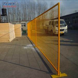 PVC tùy chỉnh Canada tạm thời hàng rào cổng xây dựng tạm thời hàng rào an toàn xây dựng nhà xây dựng tạm thời hàng rào - Product Image 3