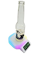 LongPartner Drinks CHUG TIMER, alat penghitung waktu mundur dengan alat shotgunning untuk minum minuman saat pesta, BBQ, permainan bar, minuman lokal.