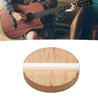 Résonateur de guitare Biscuit de remplacement Biscuit en bois d'érable avec selle en os de boeuf pour résonateur à cône unique GK999B