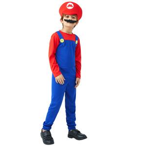 XJ Nuovo <span class=keywords><strong>Costume</strong></span> da Operaio Super Mario, Costumi per Cosplay Super Mario per Adulti, Set di 4 Stili per Uomo e Donna - Product Image 4