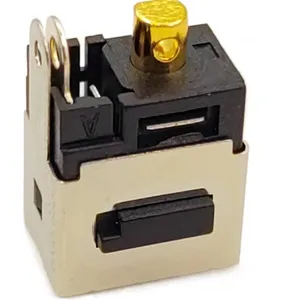 Conector de alimentación chapado en oro de 30VDC 10A, conector hembra de alimentación de 155 CC 5,5 DC155 DC5.5x2.5mm 2,5 * mm