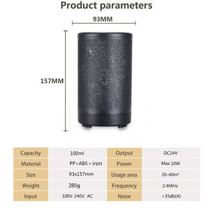 Diffuseur d'arômes de lavande Ty-198, humidificateur de bureau de 100 ml avec fonction de minuterie pour usage domestique et commercial - Product Image 5