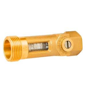 Vanne d'équilibrage de débit tout cuivre 4 points/6 points, contrôleur d'équilibrage de poste de travail solaire, vanne à bille, débitmètre, chauffe-eau solaire - Product Image 1