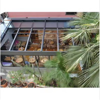 LongTai Style Offre Spéciale Étanche En Aluminium Électrique Automatique Double Vitrage Balcon Toit Fenêtre Puits De Lumière Vente Chaude