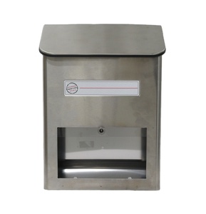 ตู้ไปรษณีย์ติดผนังขนาดกลางขนาดกะทัดรัด 25.5x12x33.5 ซม. 201 สแตนเลสคุณภาพสูงทนทานปราศจากสนิม - Product Image 1