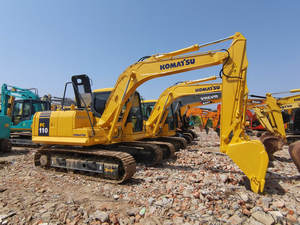 Excavadoras de orugas hidráulicas usadas Komatsu PC110, superventas, 11 toneladas, 110,-8, excavadoras de cubo de segunda mano - Product Image 2