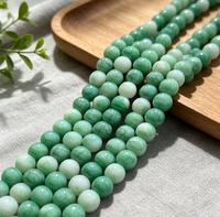 Perles de verre rondes colorées en gros, directement de l'usine, 8 mm, teintes à l'eau, perles en vrac pour la fabrication de bracelets, colliers et accessoires de bijouterie