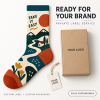 Chaussettes d'automne personnalisées OEM pour adultes - Polyester/Nylon/Coton/Bambou/Laine, résistantes aux déchirures, séchage rapide, impression numérique 360°