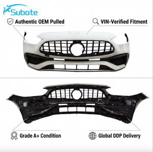 Kit de Carrocería con Parachoques Delantero Estilo AMG y Parrilla Panamericana para <span class=keywords><strong>Mercedes</strong></span> <span class=keywords><strong>Benz</strong></span> <span class=keywords><strong>Clase</strong></span> <span class=keywords><strong>C</strong></span> W206 2022 <span class=keywords><strong>2023</strong></span> 2024 2025 - Product Image 1