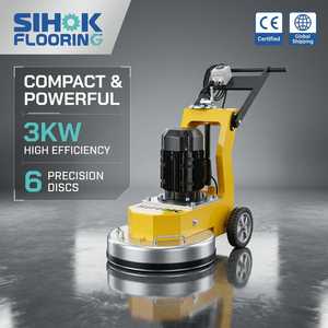 Pulidora de Pisos de Concreto SHCG-450 de 3KW y 450mm con 6 Discos, Máquina Industrial para Pulir Terrazo y Mármol - Product Image 1