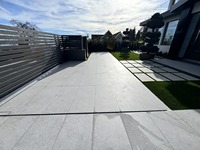 Carrelage moderne gris clair 60x120x2cm en porcelaine calcaire antidérapant R11 pour extérieur/salle de bain pour salle à manger villa 20mm d'épaisseur