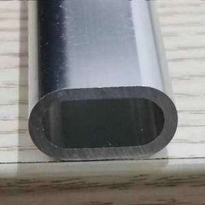 Aluminum Flat Tube 6061 Custom Made Polished Oval Hollow Industrial Use - Product Image 3