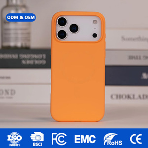 เคสโทรศัพท์มือถือซิลิโคนเหลวแม่เหล็กแบบนิ่มปรับแต่งได้ใหม่สำหรับ iPhone 17 16 PRO MAX ดีไซน์ลายจุดที่มีสีสัน - Product Image 1