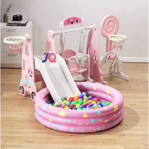 5 trong 1 Toddler <span class=keywords><strong>Slide</strong></span> <span class=keywords><strong>Swing</strong></span> <span class=keywords><strong>Set</strong></span> với bóng rổ nhà máy bán buôn trong nhà và ngoài trời thiết bị sân chơi cho vườn sử dụng - Product Image 1
