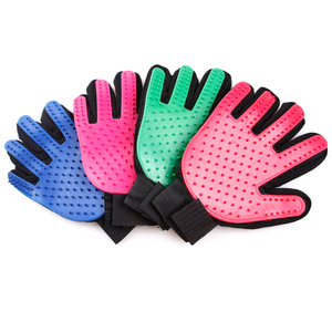 Silicone Dog Horse Grooming <b>Cleaning</b> <b>Bath</b> Gloves Massage Brush Dog Washing <b>Pet</b> Hair Remover Gloves - Product Image 6