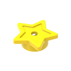 Accessoires de construction en plastique pour petites pièces, support <span class=keywords><strong>étoile</strong></span> avec fixation pour clous, jouets de construction, pièces d'assemblage, accessoires NO.11609 - Product Image 3