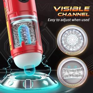 Masturbatore Automatico Potente con 5 Frequenze, Telescopico Rotante Vibrante, Vagina Tascabile per Masturbazione Maschile, Giocattoli Sessuali per Uomini - Product Image 3