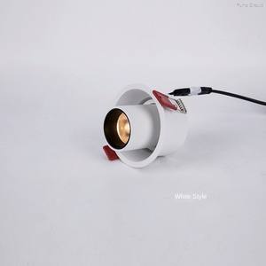 Foco LED de Techo Empotrado Redondo de 7W 10W 90mm IP65, Tubo Largo de Aluminio, Ajustable, Antideslumbrante, para Hogar y Oficina - Product Image 5