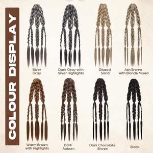 Extensiones <span class=keywords><strong>de</strong></span> Cabello Vikingas para <span class=keywords><strong>Hombre</strong></span>, 24 Pulgadas, Hechas a Mano, Cola <span class=keywords><strong>de</strong></span> Caballo Trenzada con Clip, Accesorios <span class=keywords><strong>de</strong></span> Guerrero <span class=keywords><strong>Vikingo</strong></span> Renacentista para Halloween - Product Image 3