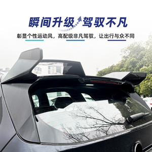 Aileron de coffre arrière BMW X3 G45 2025+ en ABS noir piano avec texture fibre de carbone, forme d'aile, aileron aérodynamique - Product Image 2