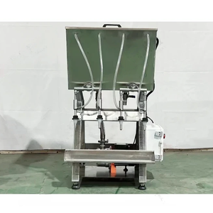 Produits à bas prix, petite machine de remplissage pneumatique à gravité à 4 têtes pour le remplissage de <span class=keywords><strong>vin</strong></span>, whisky, liqueurs, machines de remplissage de bouteilles - Product Image 6