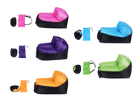 Housse de pouf gonflable moderne pour l'extérieur, portable, pliable, amovible, pour chambre à coucher, loisirs - Vente en gros sans pieds