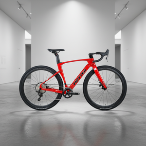 Vélo de course/<span class=keywords><strong>gravel</strong></span> hybride en carbone neuf de fabrication chinoise V3 700x40c avec freins à disque hydrauliques complets, 11 vitesses Apex - Product Image 1