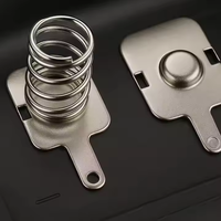 Connecteur à ressort en acier inoxydable de qualité supérieure pour pile AA, électrode négative, ressort à lame - Contact à ressort personnalisé haute performance