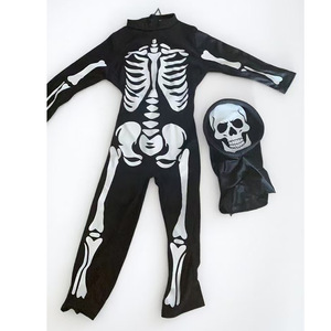 2025 Halloween niños fantasma vestido-vampiro juego de rol niños <span class=keywords><strong>disfraces</strong></span> de Halloween gafas brillantes y hoz capa negra larga - Product Image 6
