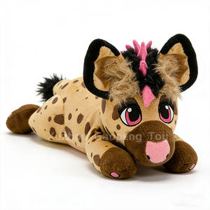 Peluche di Iena Maculata, Animale di Peluche Pesante Simulato, Cane Selvatico Africano, Giocattolo Morbido Personalizzabile - Product Image 2