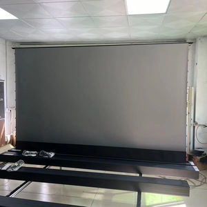 Écran de projection motorisé de 100 pouces 4K HD ALR écrans de projection enroulés, projecteur laser UST Home Cinema - Product Image 5