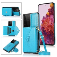 Coque de téléphone en cuir TPU avec lanière, portefeuille à la mode pour Samsung galaxy S30 Plus /S30 Ultra