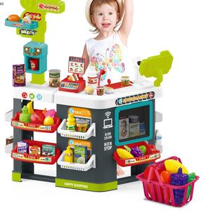 Caja Registradora Electrónica Con 35 Accesorios De Comida, Sonidos Y Luces, Juego De Supermercado Para Niños De 3 A 6 Años