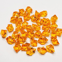 18*25mm transparente bunte PS Kristalls tein Eiswürfel Perlen unregelmäßige Kunststoff Edelstein Spielzeug Handwerk Dekoration