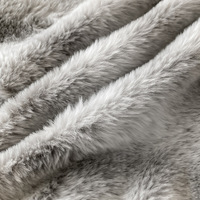 Tissu en fausse fourrure souple ignifuge de haute qualité, tissu pour poupées, tissu pour vêtements, fausse fourrure animale pour chaussures, sacs, poupées, vêtements