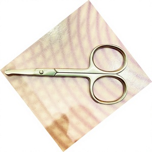 Tijeras Plegables de Acero Inoxidable Afilado para Diestros, para Recortar el Vello Facial, Bigotes, Barbas y Cejas de Forma Profesional y Rápida - Product Image 2