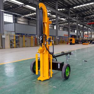 Stand on 8T Procesador de <span class=keywords><strong>leña</strong></span> Corte hidráulico Gasolina Divisor de troncos de madera en venta - Product Image 3