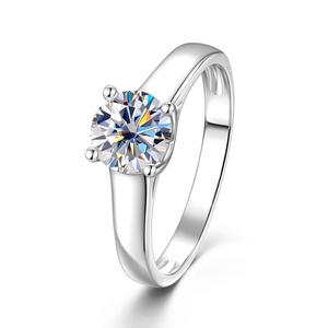 Factory Wholesale Round Cut Cubic Zirconia <b>Solitaire</b> <b>Rings</b> 14k Gold Filled Status Wearing Jewelry for Women - Product Image 5