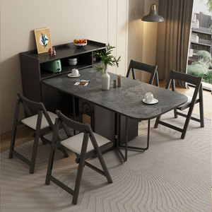 Ensemble table à manger moderne et luxueux ensemble de chaises vente en gros de <span class=keywords><strong>comptoir</strong></span> en <span class=keywords><strong>bois</strong></span> pliable rétractable <span class=keywords><strong>pour</strong></span> la maison et le restaurant - Product Image 5