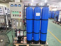 Station complète de traitement des eaux usées pour élevages, système de filtration d'eau par osmose inverse (RO) pure, 500/1000 LPH