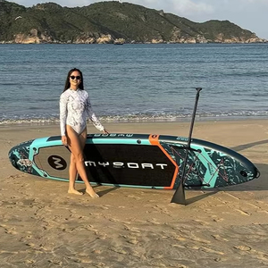 เรือ MY BOAT ซีรีส์ SUP 11'6''*34''*6'' บอร์ด SUP แบบเป่าลมสำหรับตกปลา ราคาโรงงาน รับทำโลโก้ OEM  แบบยืนพาย รุ่น MY02/2 ขายส่งจากโรงงาน - Product Image 1