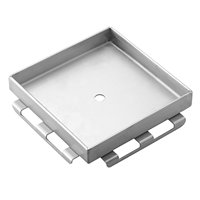 Drain de sol en acier inoxydable pour restaurant commercial BJ-SQFS, drains de douche de luxe, canal de drainage de douche