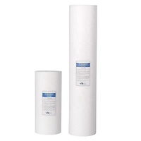 Nouvelle cartouche de filtre à eau PP et bloc de charbon, filtre PP rotatif 5 microns Jumbo pour systèmes de filtration d'eau potable domestiques