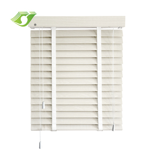 Tende Veneziane in <span class=keywords><strong>Legno</strong></span> Naturale con Doppio Controllo a Corda, Lamelle Regolabili, Design Durevole per Soggiorno, Camera da Letto, Ufficio - Product Image 3