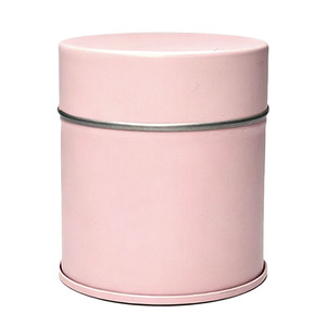 Barattolo per Matcha da 30g in Metallo per Alimenti, Ermetico con Doppio Coperchio, Lattina per Polvere di Matcha Rosa Opaco - Product Image 4